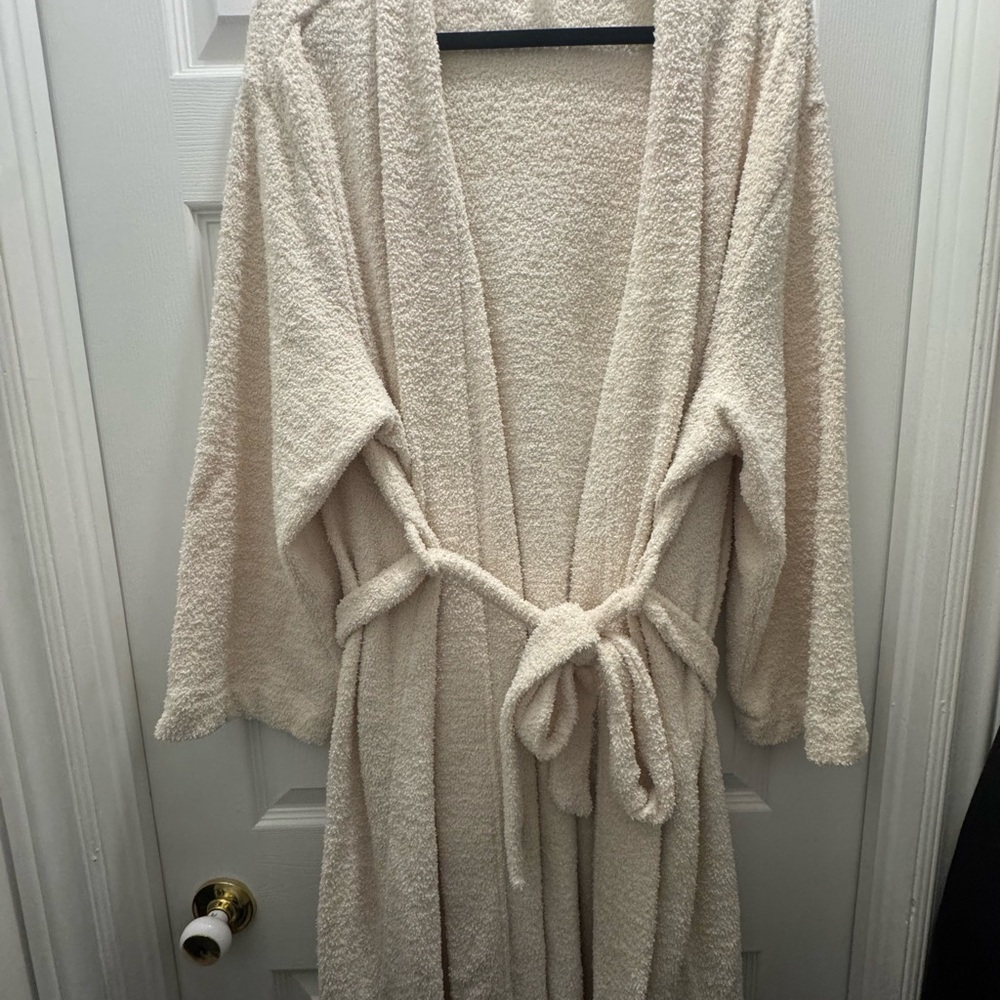 Joe Fresh Cream Textured Robe